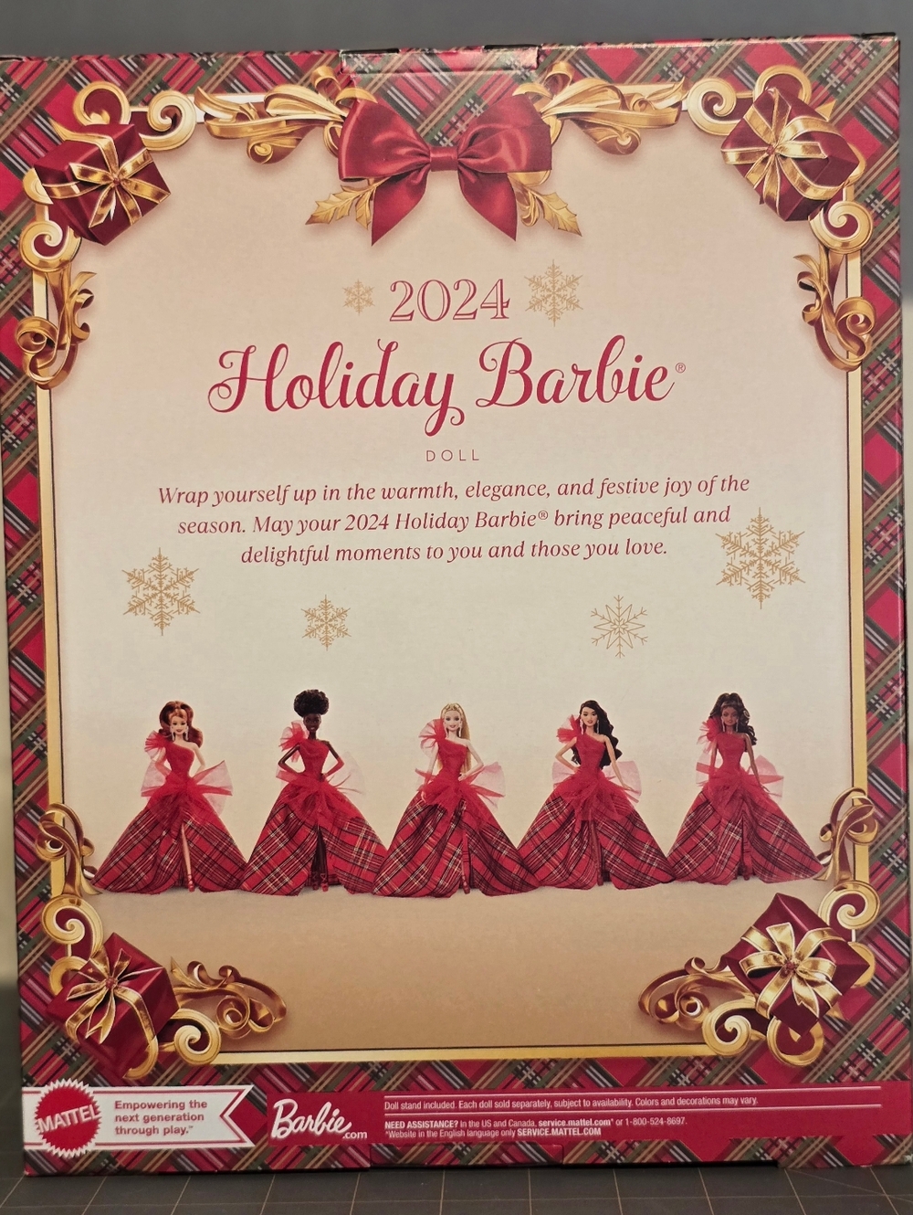 Barbie 2024 Holiday Doll Collection (Redhead) - Picture 4 of 4